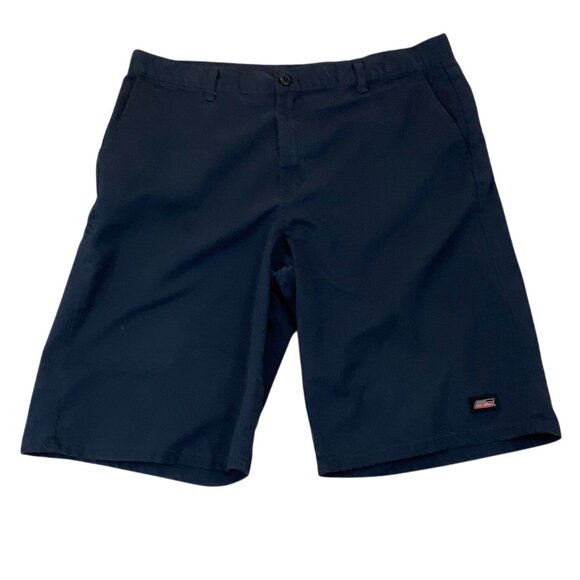 Dickies Mens Work Shorts Size 38 Chino Flat Front Casual Summer Classic Navy - Picture 1 of 12